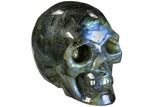 Polished Labradorite Skull #115558-1
